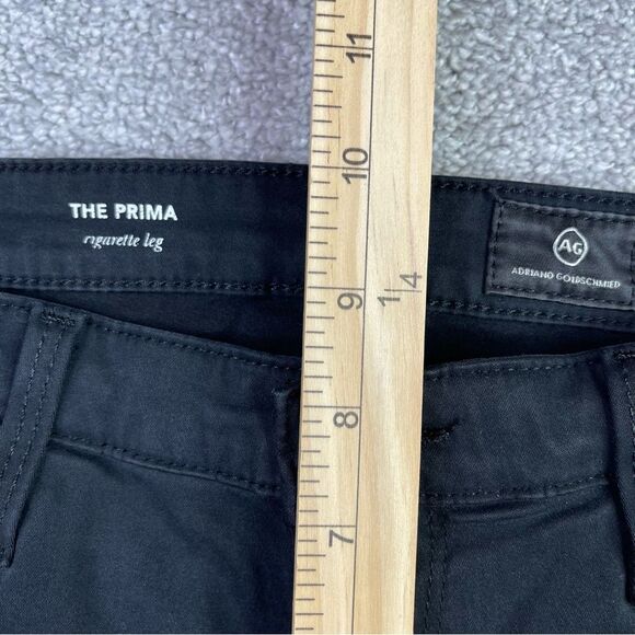 AG Adriano Goldschmied Pants Women's 27 Black Skinny Low Rise Stretch Prima - Picture 10 of 13